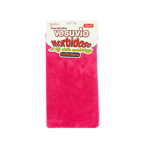 Panno in Microfibra "Morbidoso" 35X35 rosa