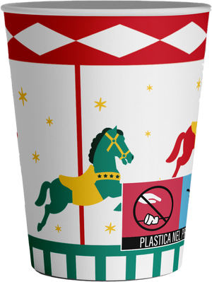VESUVIO - Natalì Bicchieri monouso da caffè Carosello 50 pz