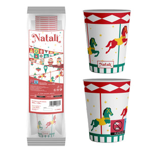 VESUVIO - Natalì Bicchieri monouso da caffè Carosello 50 pz