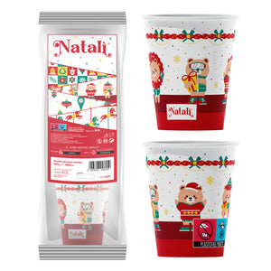 VESUVIO - Natalì Bicchieri monouso per acqua Orsetti 50 pz