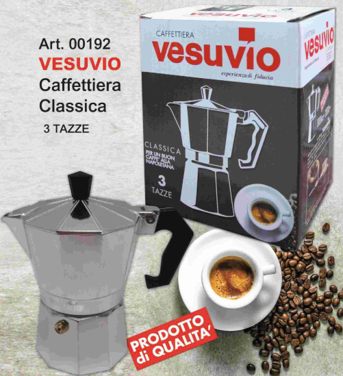 VESUVIO CAFFETTIERA CLASSICA 3TZ MOKA